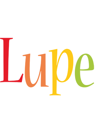 Lupe birthday logo