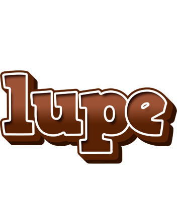 Lupe brownie logo