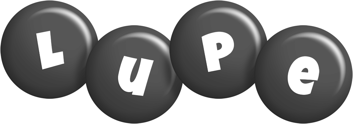 Lupe candy-black logo