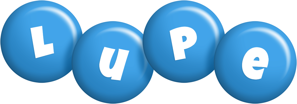 Lupe candy-blue logo