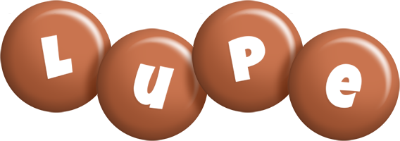 Lupe candy-brown logo