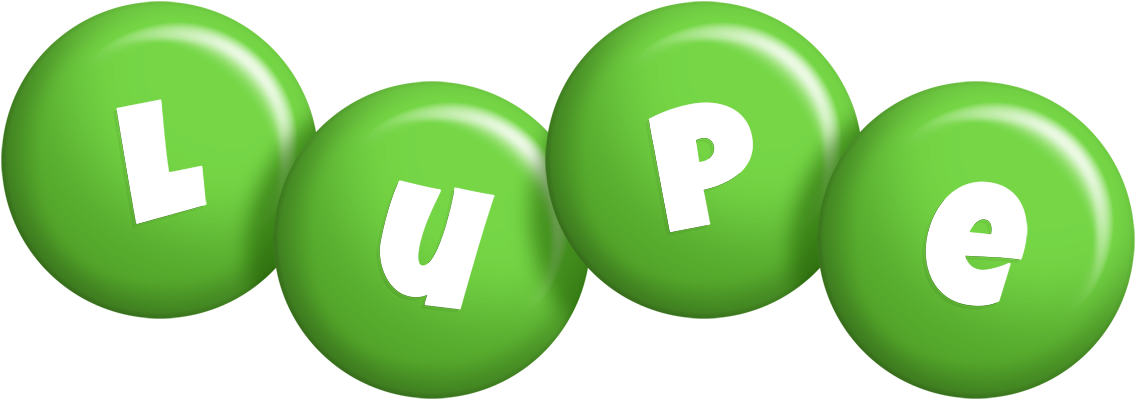 Lupe candy-green logo