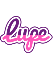 Lupe cheerful logo