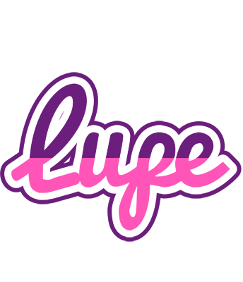 Lupe cheerful logo