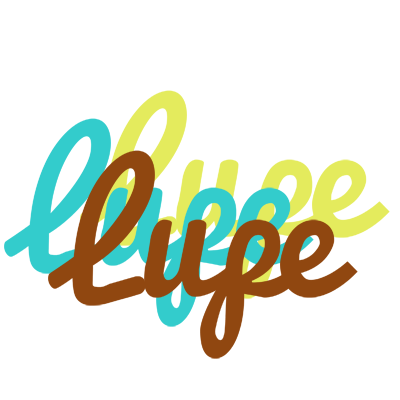 Lupe cupcake logo