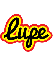 Lupe flaming logo