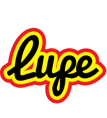 Lupe flaming logo