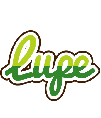 Lupe golfing logo