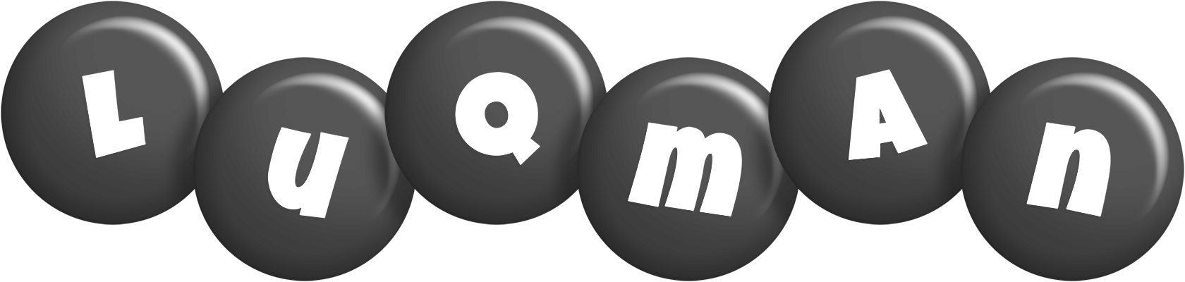 Luqman candy-black logo
