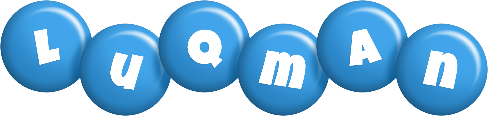 Luqman candy-blue logo