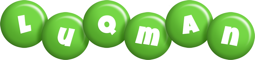 Luqman candy-green logo