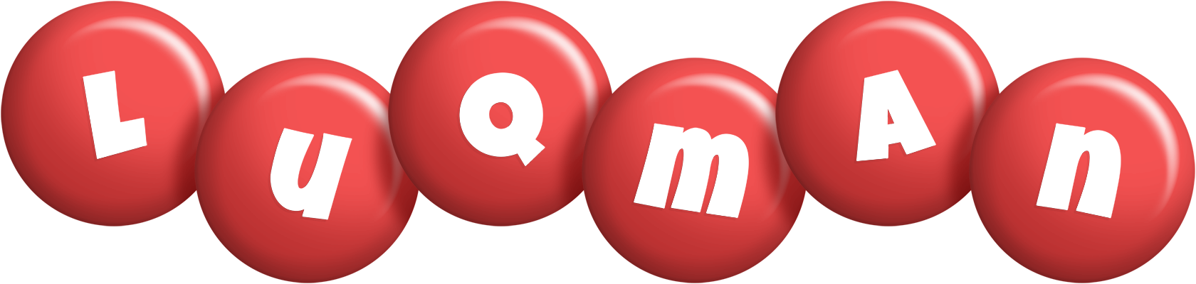 Luqman candy-red logo