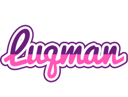 Luqman cheerful logo