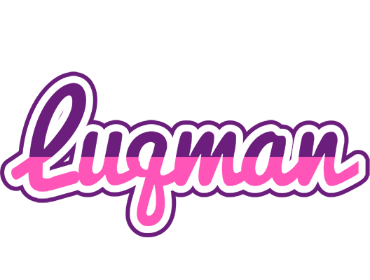 Luqman cheerful logo