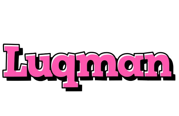 Luqman girlish logo
