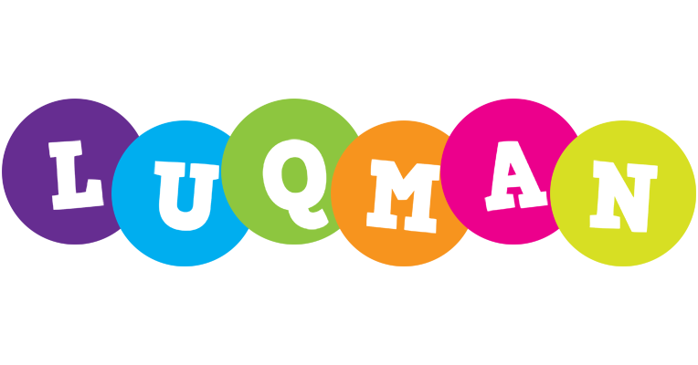 Luqman happy logo
