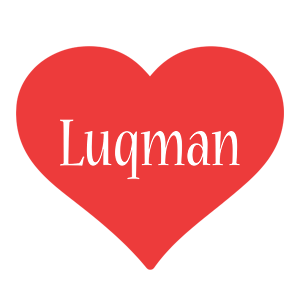 Luqman love logo
