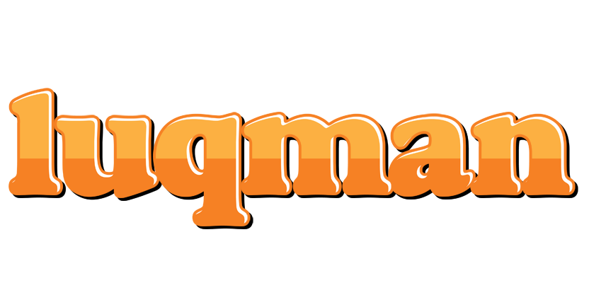 Luqman orange logo