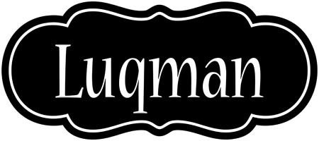 Luqman welcome logo