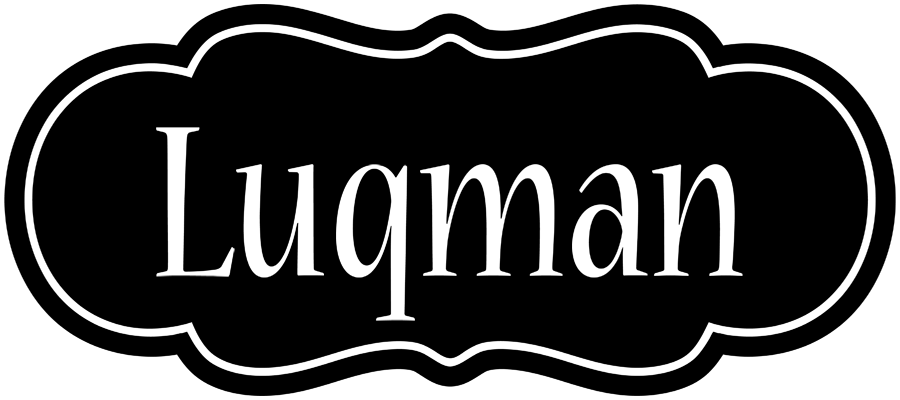 Luqman welcome logo