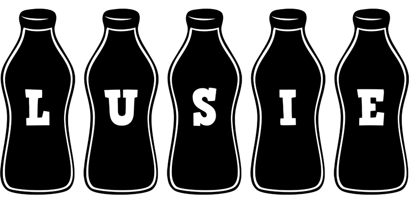 Lusie bottle logo