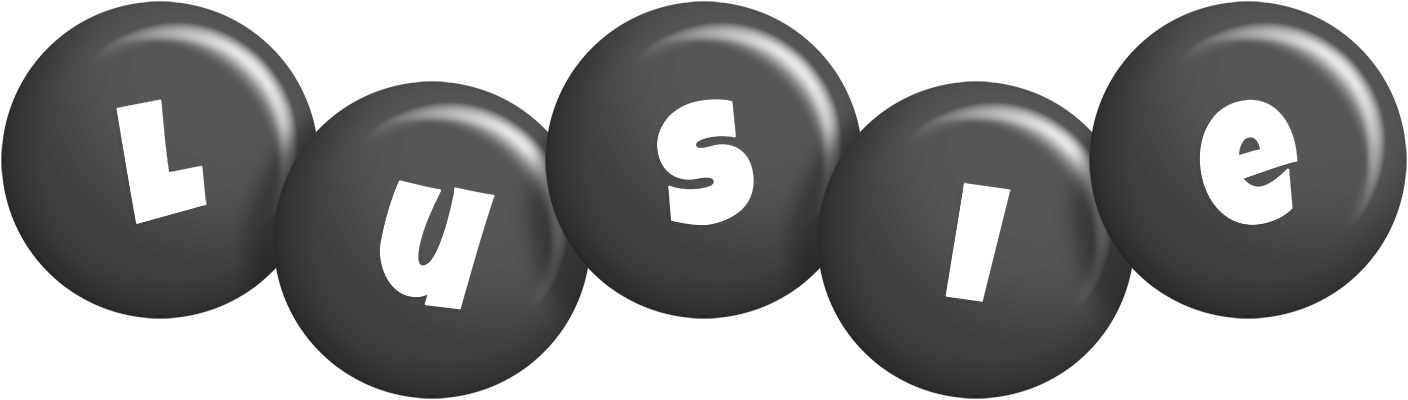 Lusie candy-black logo