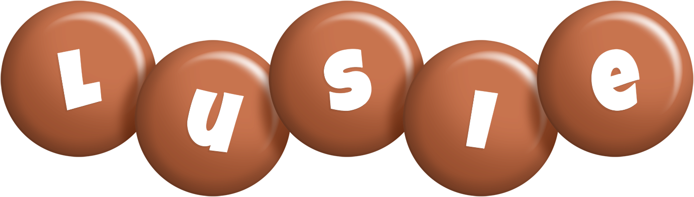 Lusie candy-brown logo