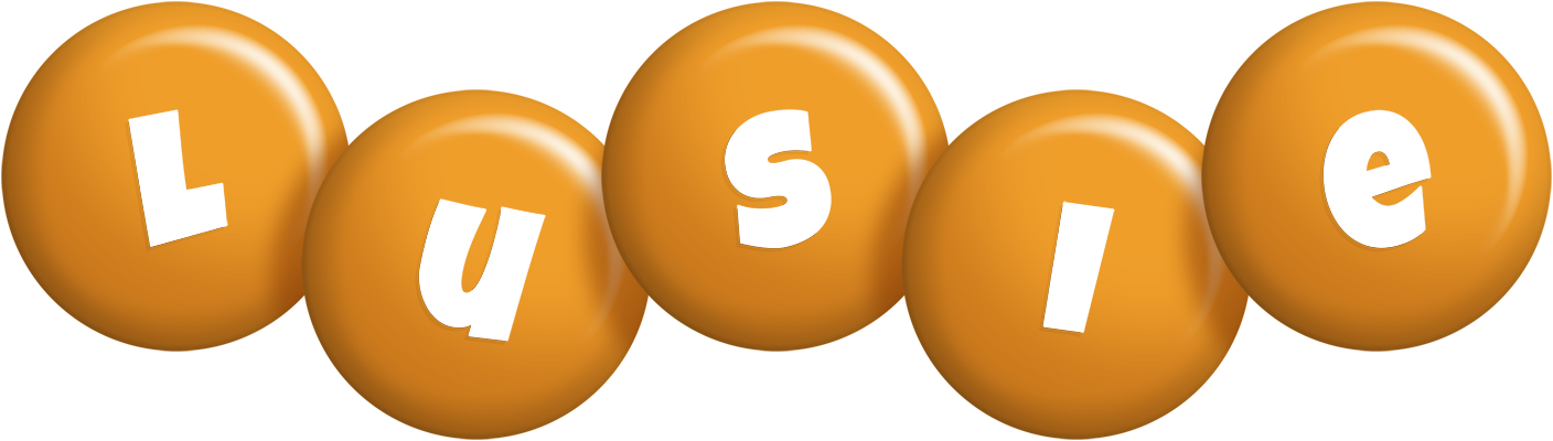 Lusie candy-orange logo