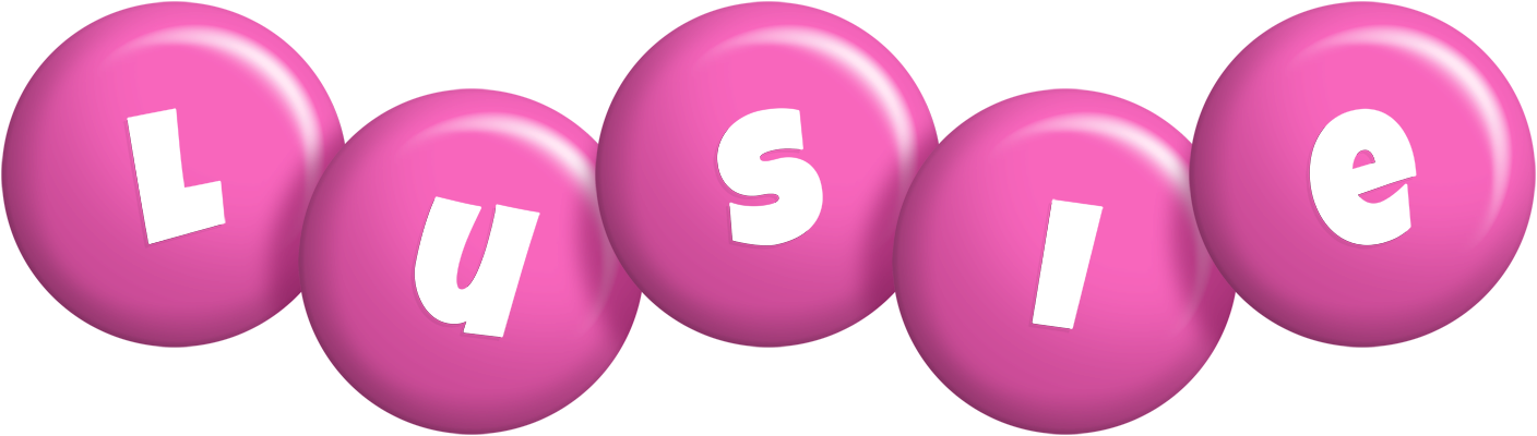 Lusie candy-pink logo