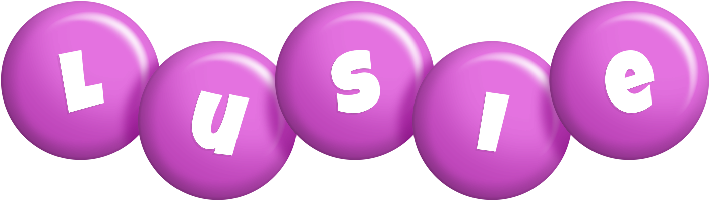 Lusie candy-purple logo