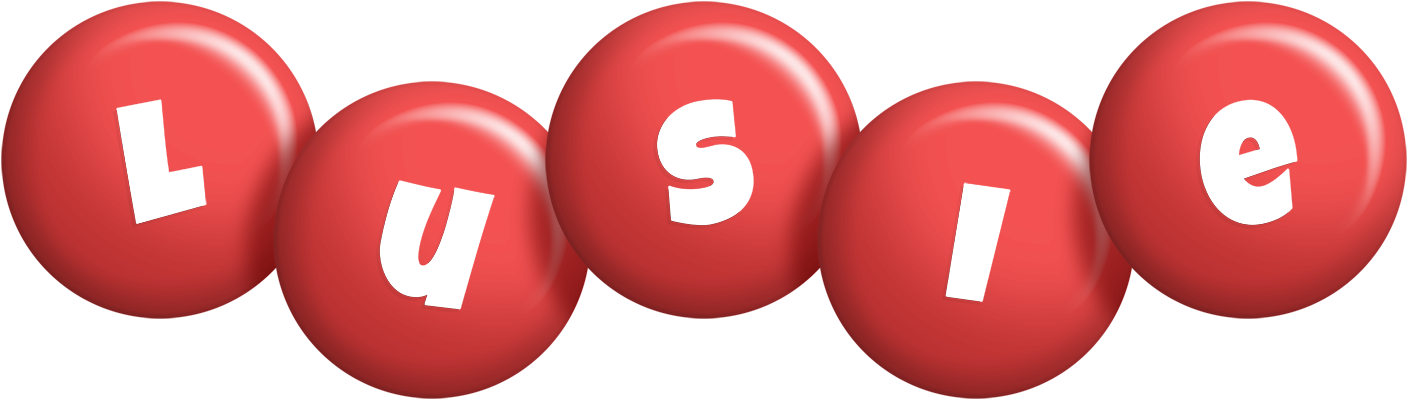 Lusie candy-red logo