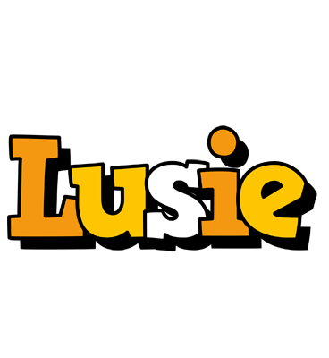 Lusie cartoon logo