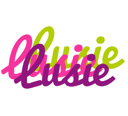 Lusie flowers logo