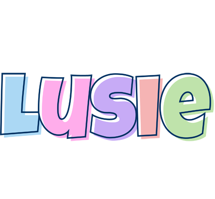 Lusie pastel logo