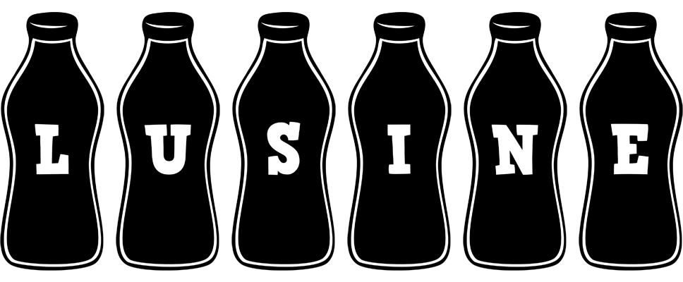 Lusine bottle logo