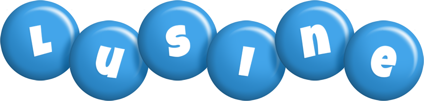 Lusine candy-blue logo