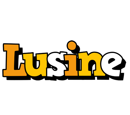 Lusine cartoon logo
