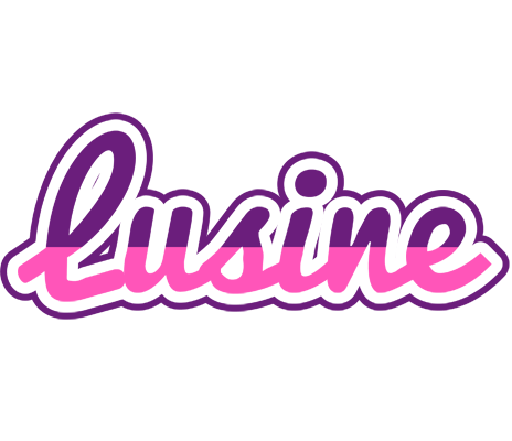 Lusine cheerful logo