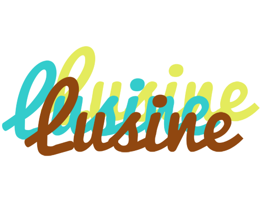 Lusine cupcake logo