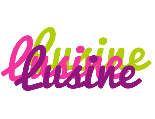 Lusine flowers logo