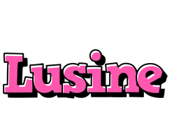 Lusine girlish logo