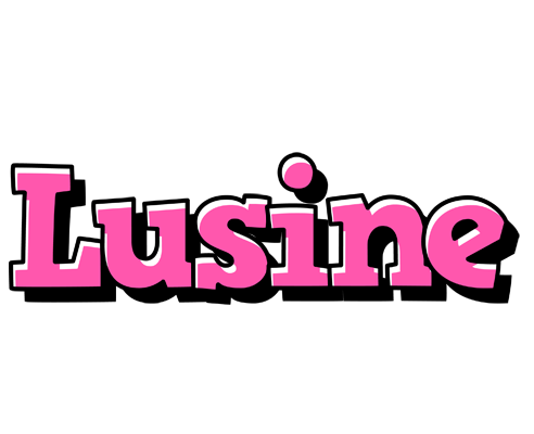 Lusine girlish logo