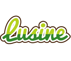 Lusine golfing logo