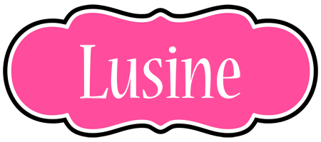 Lusine invitation logo