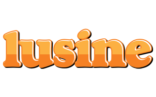 Lusine orange logo