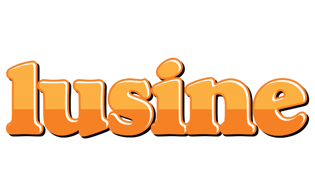 Lusine orange logo
