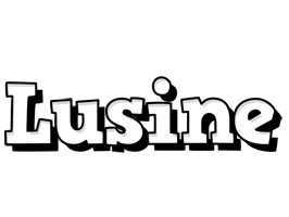 Lusine snowing logo