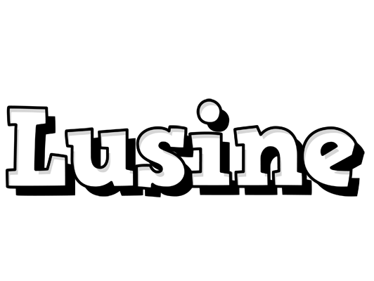 Lusine snowing logo