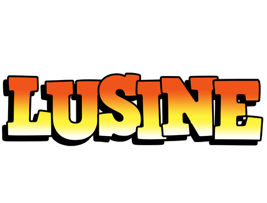 Lusine sunset logo