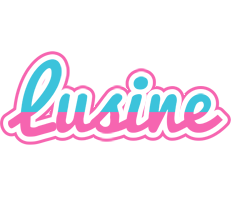 Lusine woman logo